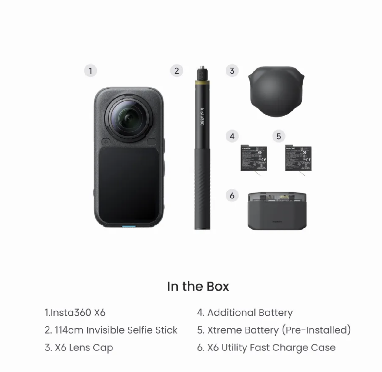 Insta360 x6 360 camera cam video insta - upgraded model from the x5 - available now!