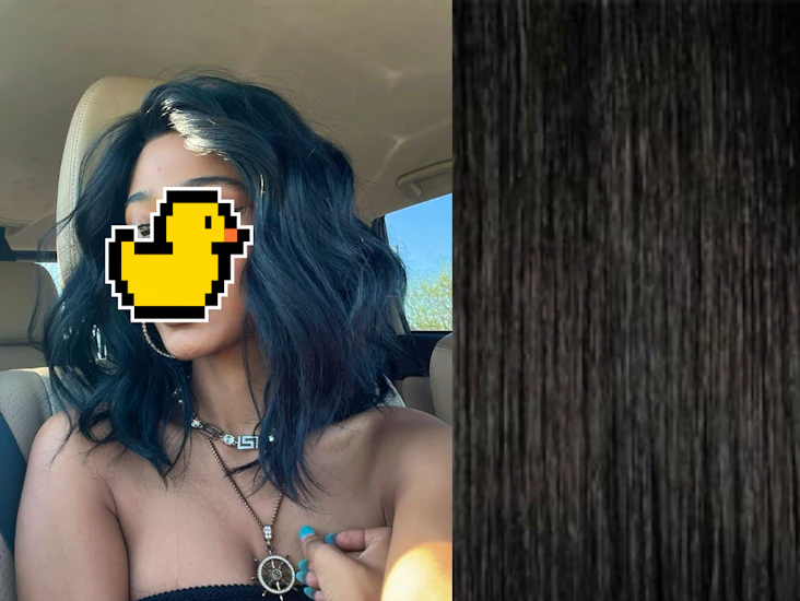 Jordan by kim kimble in mc1 caviar | jet black wavy medium bob wig for brown girls