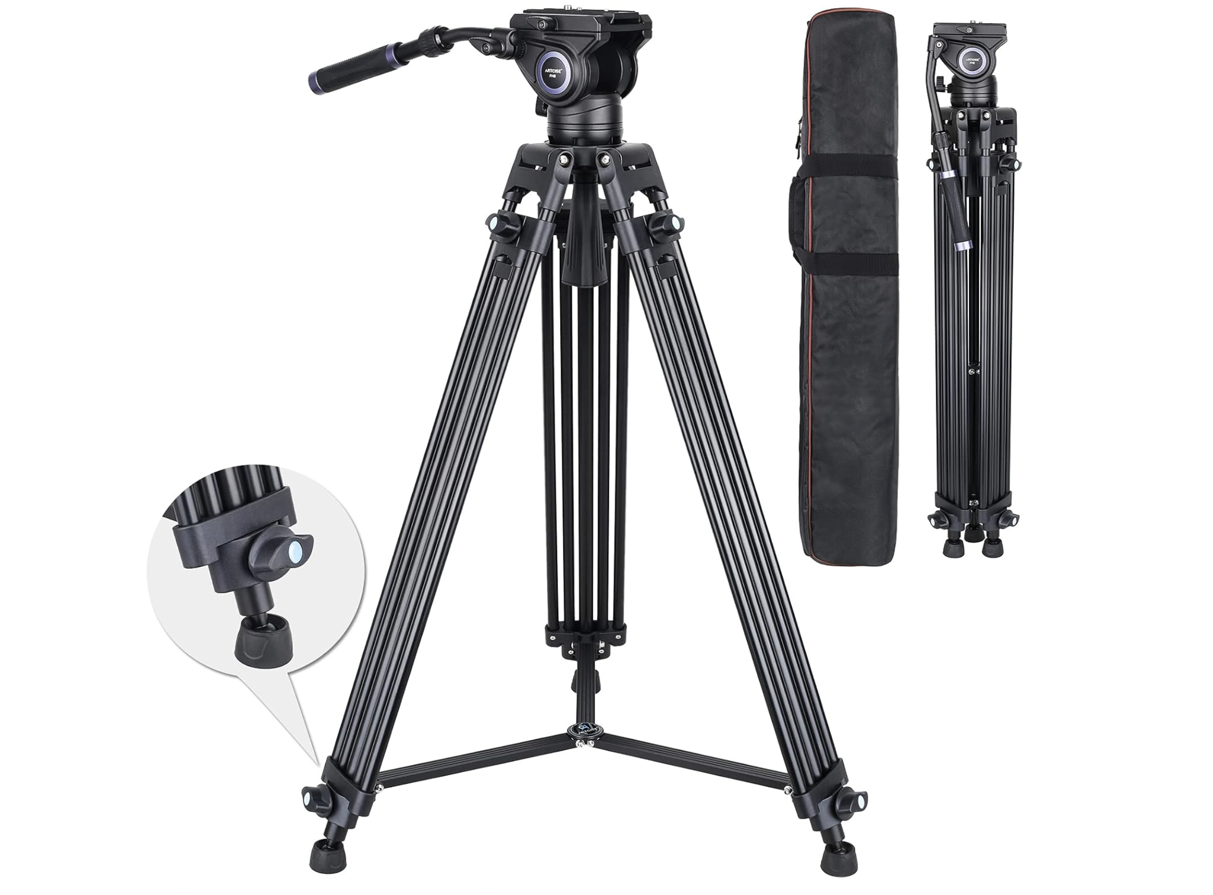 Artcise fh8 heavy duty tripod 