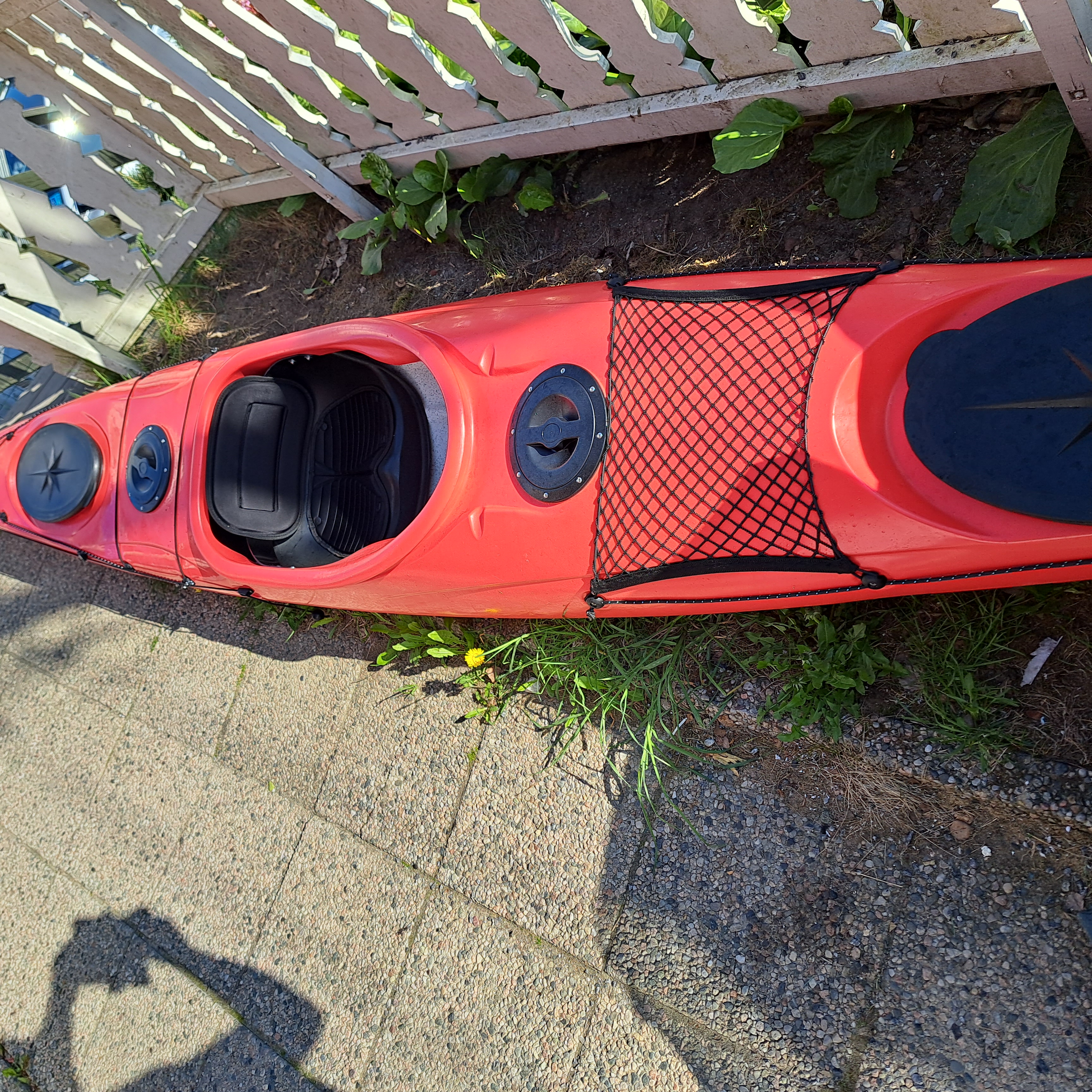 Havkajakk. m ror .og årer og vest. 