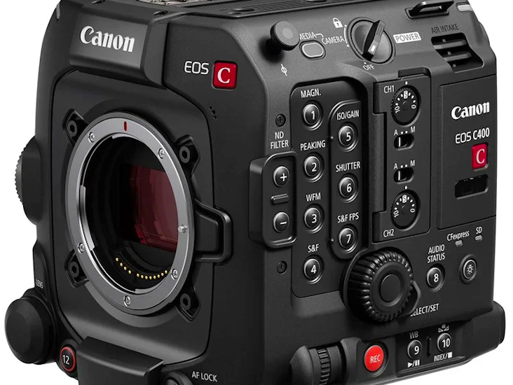 Canon eos c400 cinema camera + v mount plate + extras!