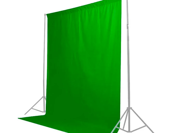 Green screen / grønnskjerm med stativ