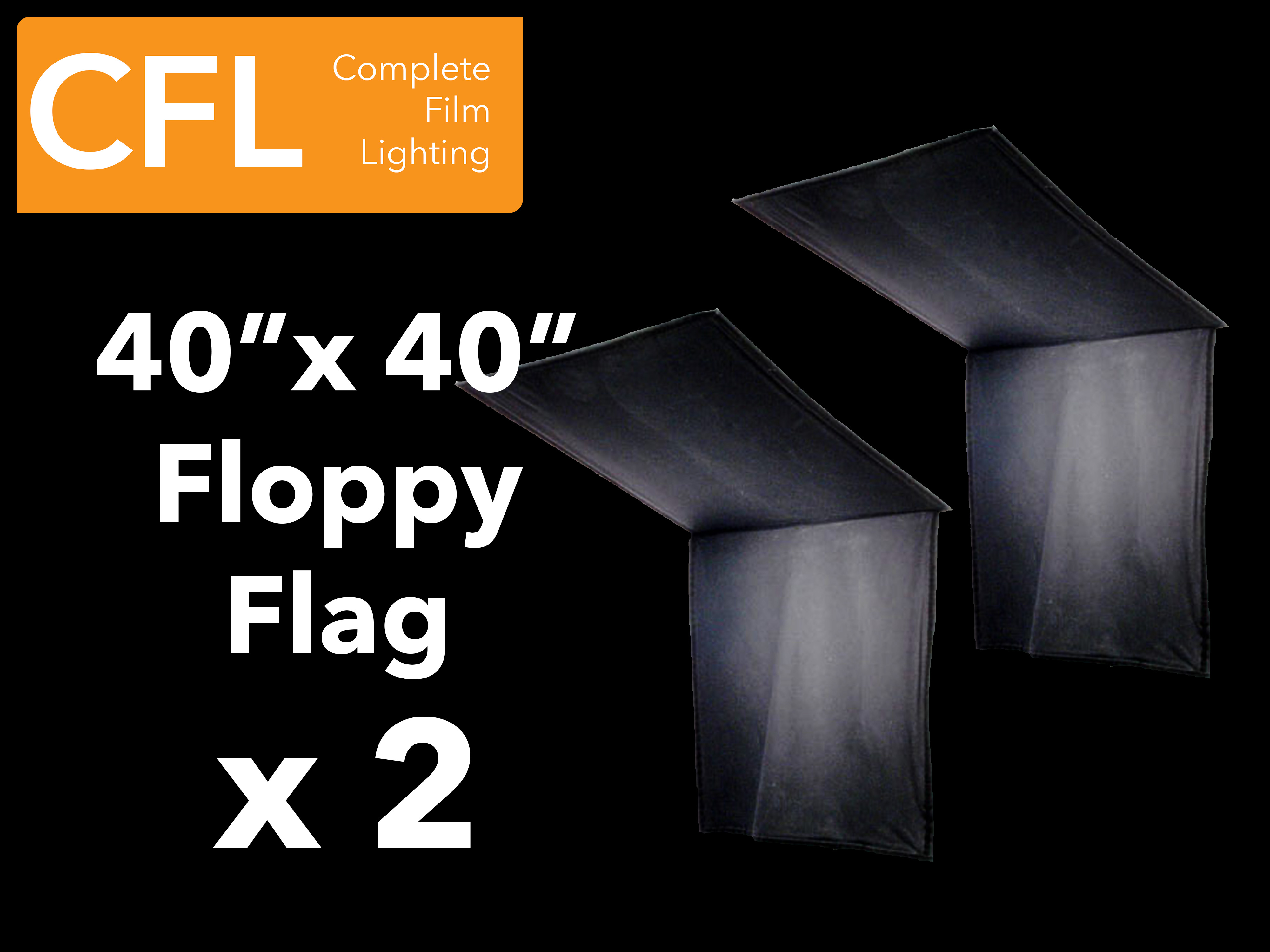 40"x40" floppy flag x 2