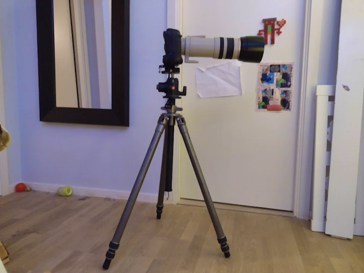 Gitzo stativ med hydrauliskt manfrotto huvud