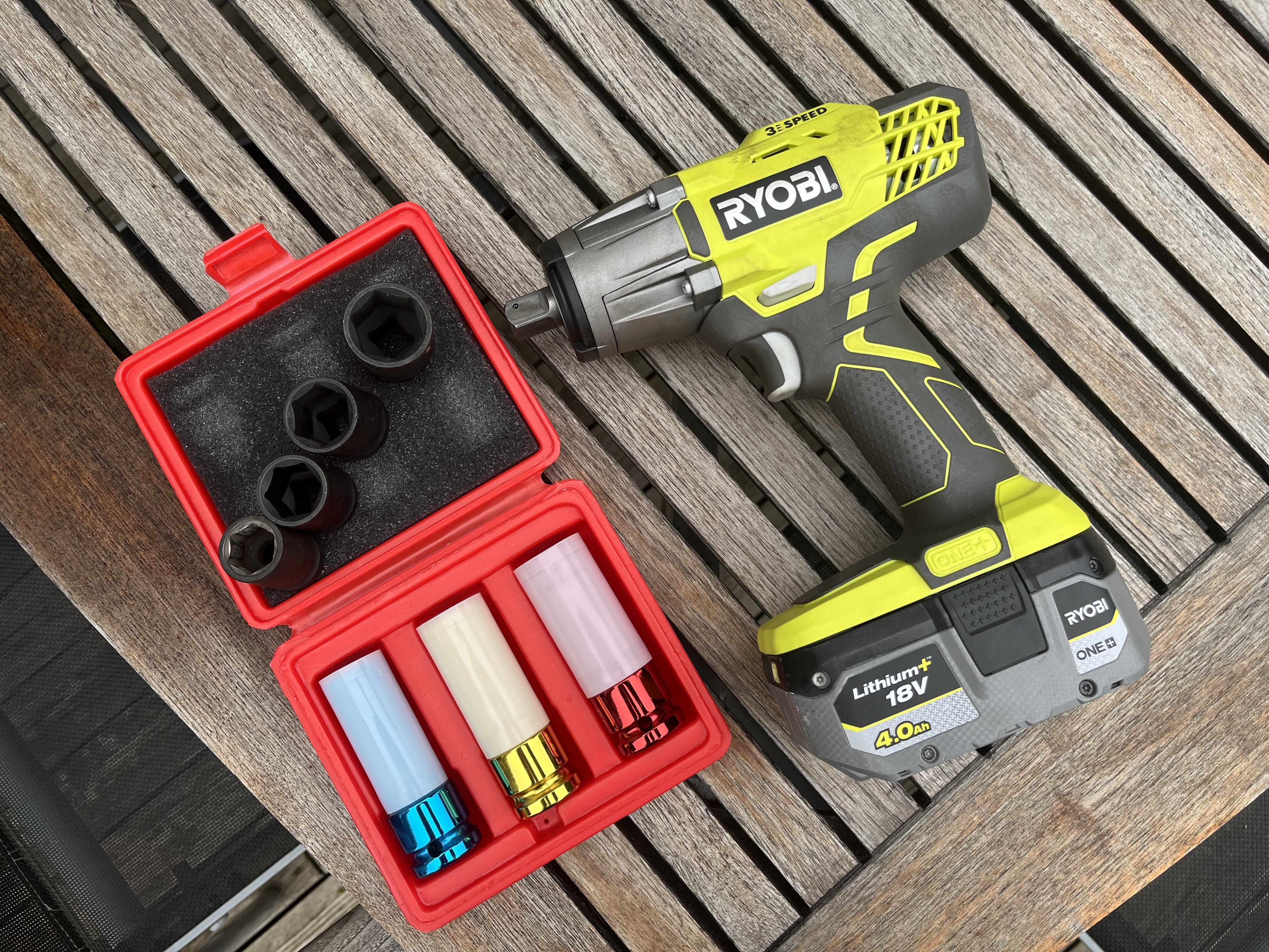 Ryobi mutterdragare 18v