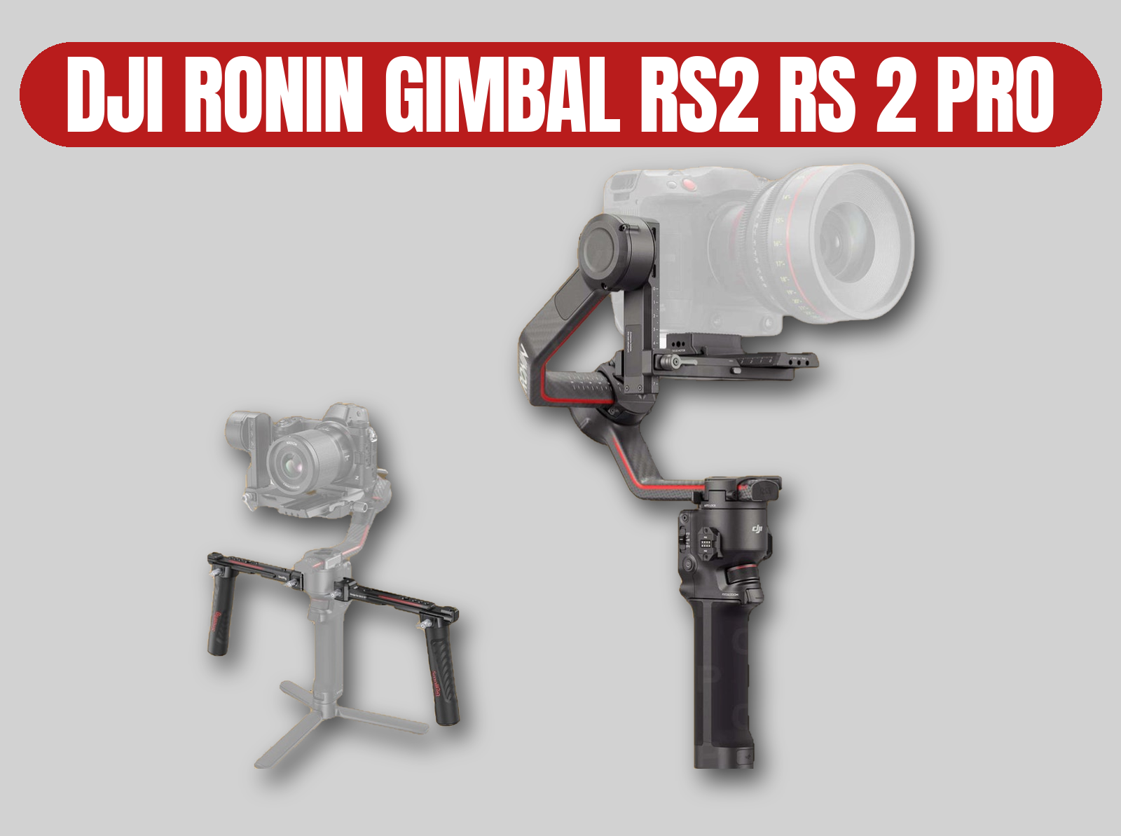 Dji ronin rs 2 pro gimbal | rs2 / dual handle grip / stabilizer