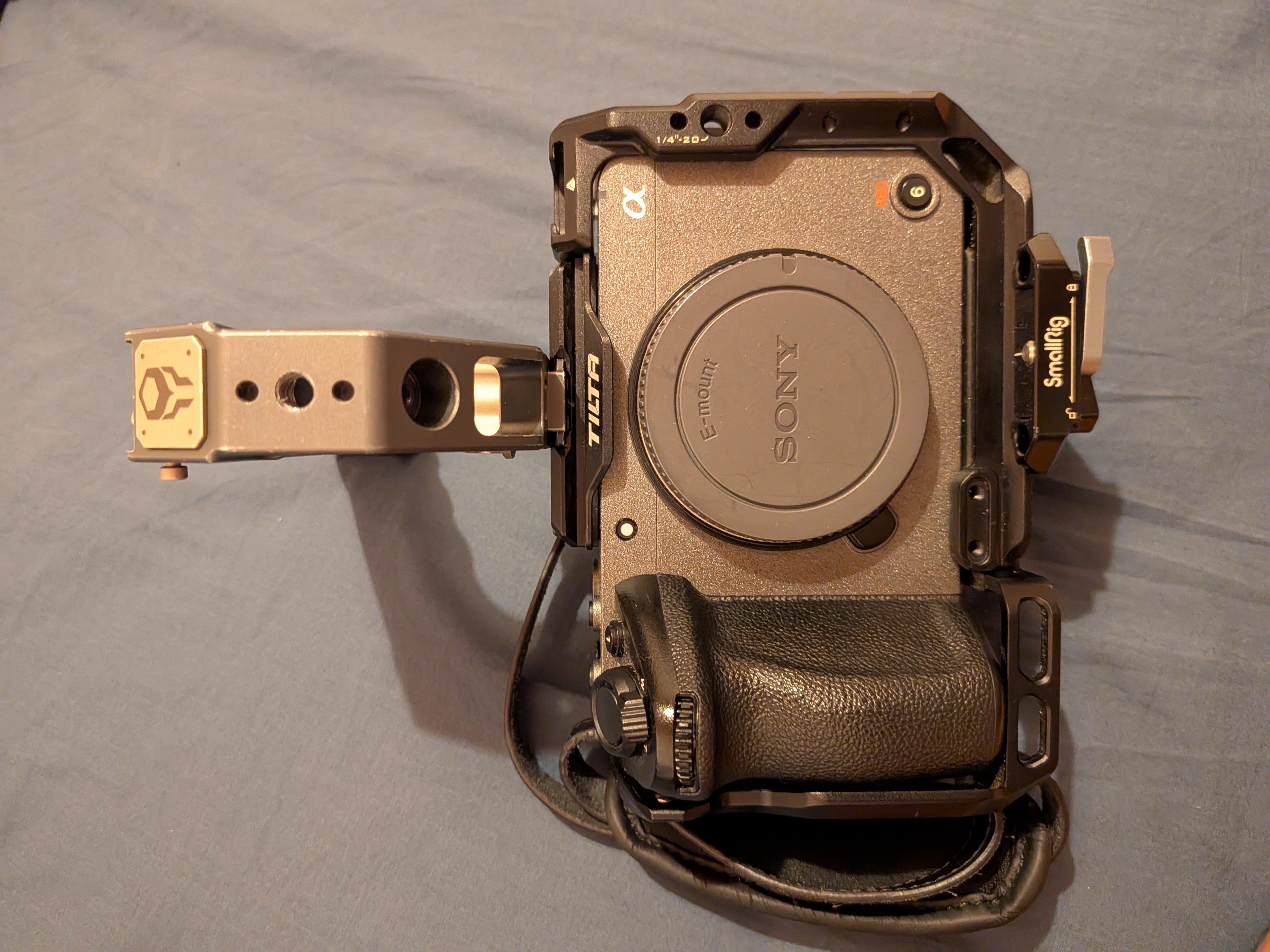 Sony fx 30 cinema camera with  tilta cage
