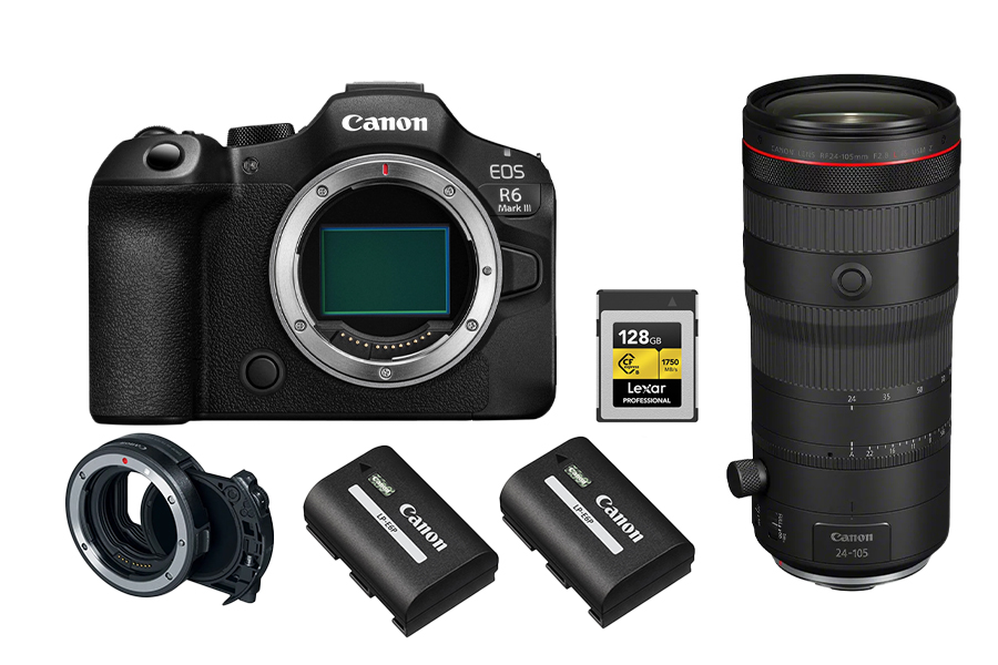 Canon r6 mark iii, canon rf 24-105mm f2.8