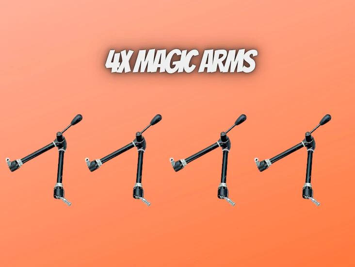 4x manfrotto magic arm