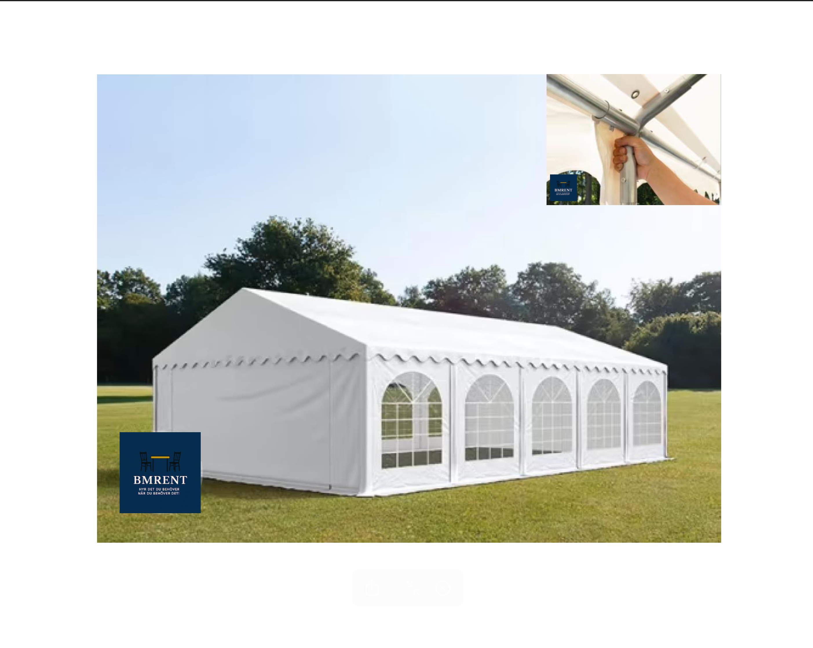 Partytält 5x10 meter 