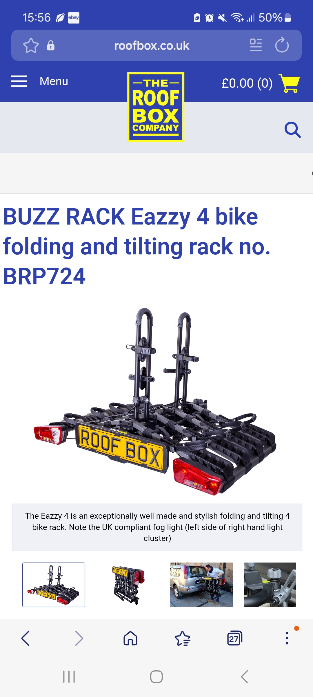 4 bike tow bar mounted bike rack