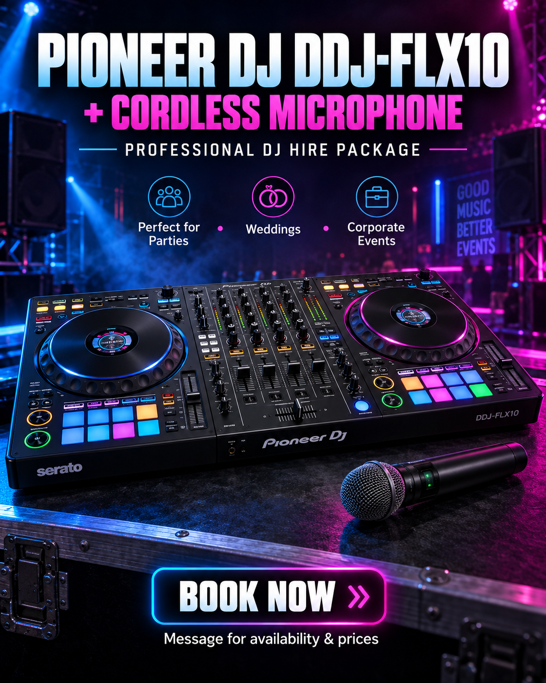 Flx10 plus  cordless mic