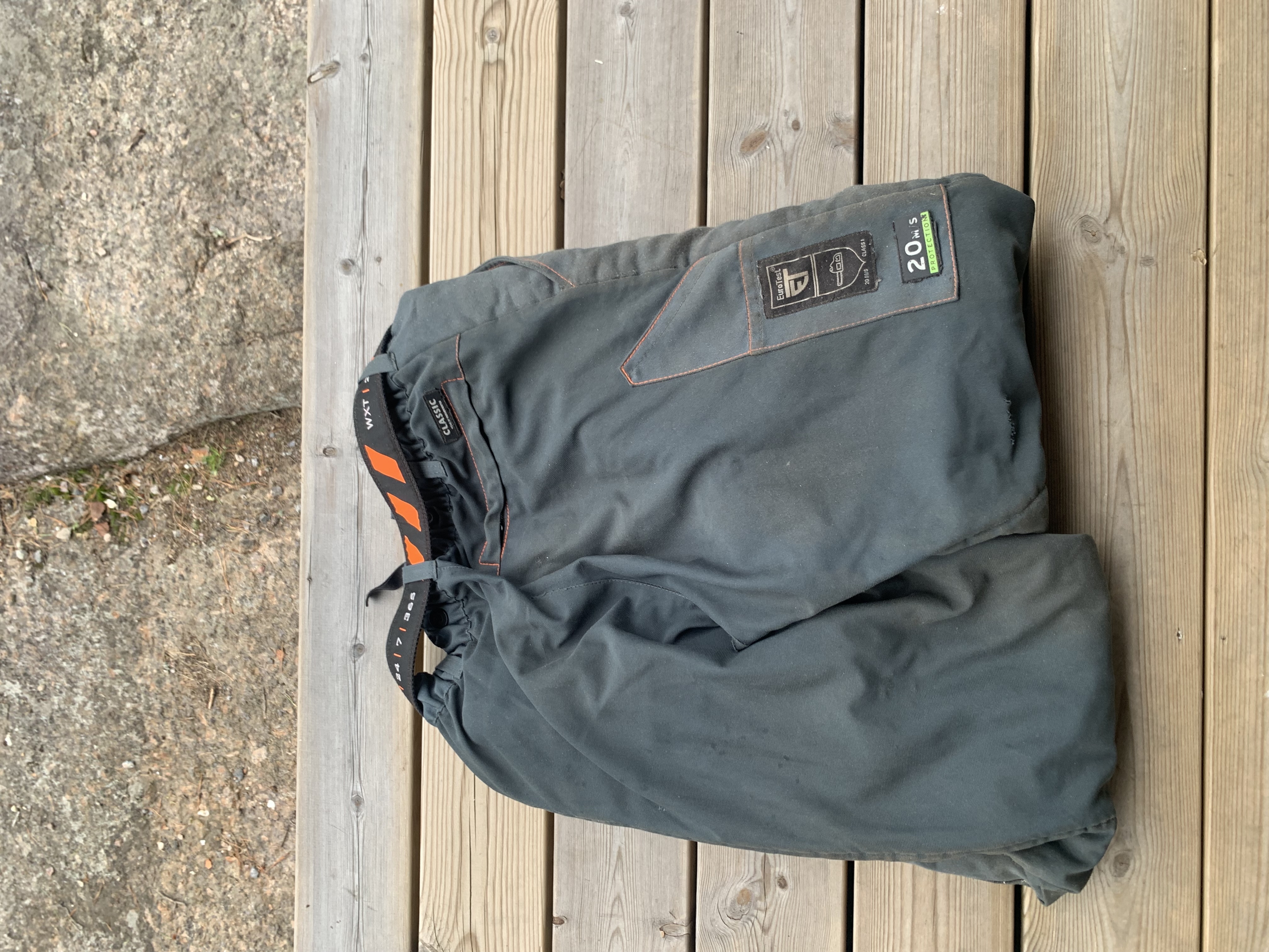 Skyddsbyxor för motorsågning