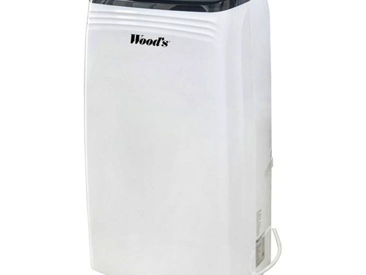 Effektiv avfuktare woods mdk21 – perfekt för tvättstuga, källare & renovering