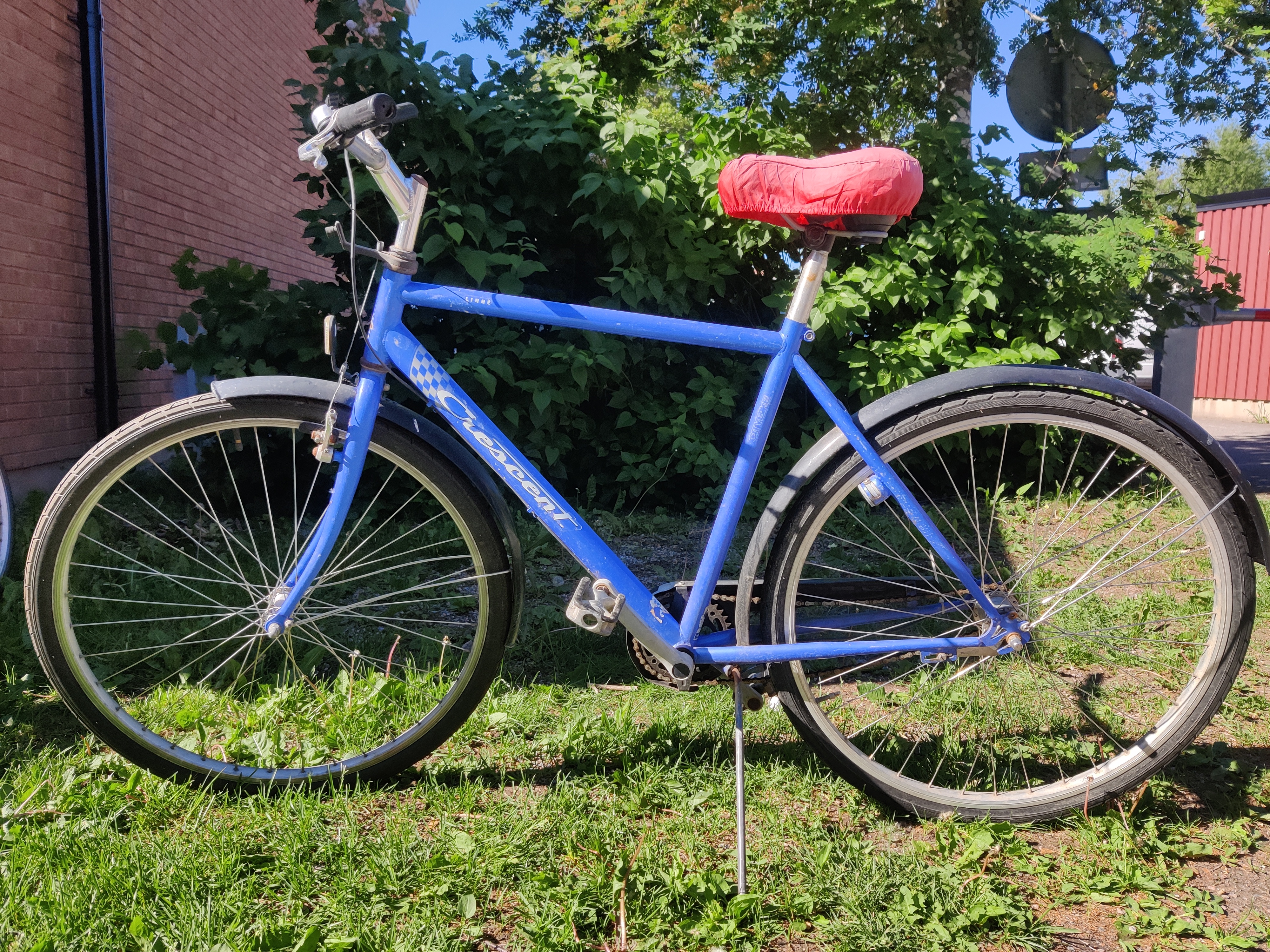 Crescent herrcykel - blå 