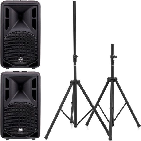 Speakers package 2 x rcf 310 mk|v pa system for djs or live music