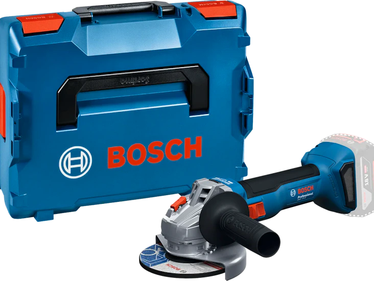 Bosch gws 18v-7 125 professional vinkelsliper med boks og 2 batterier