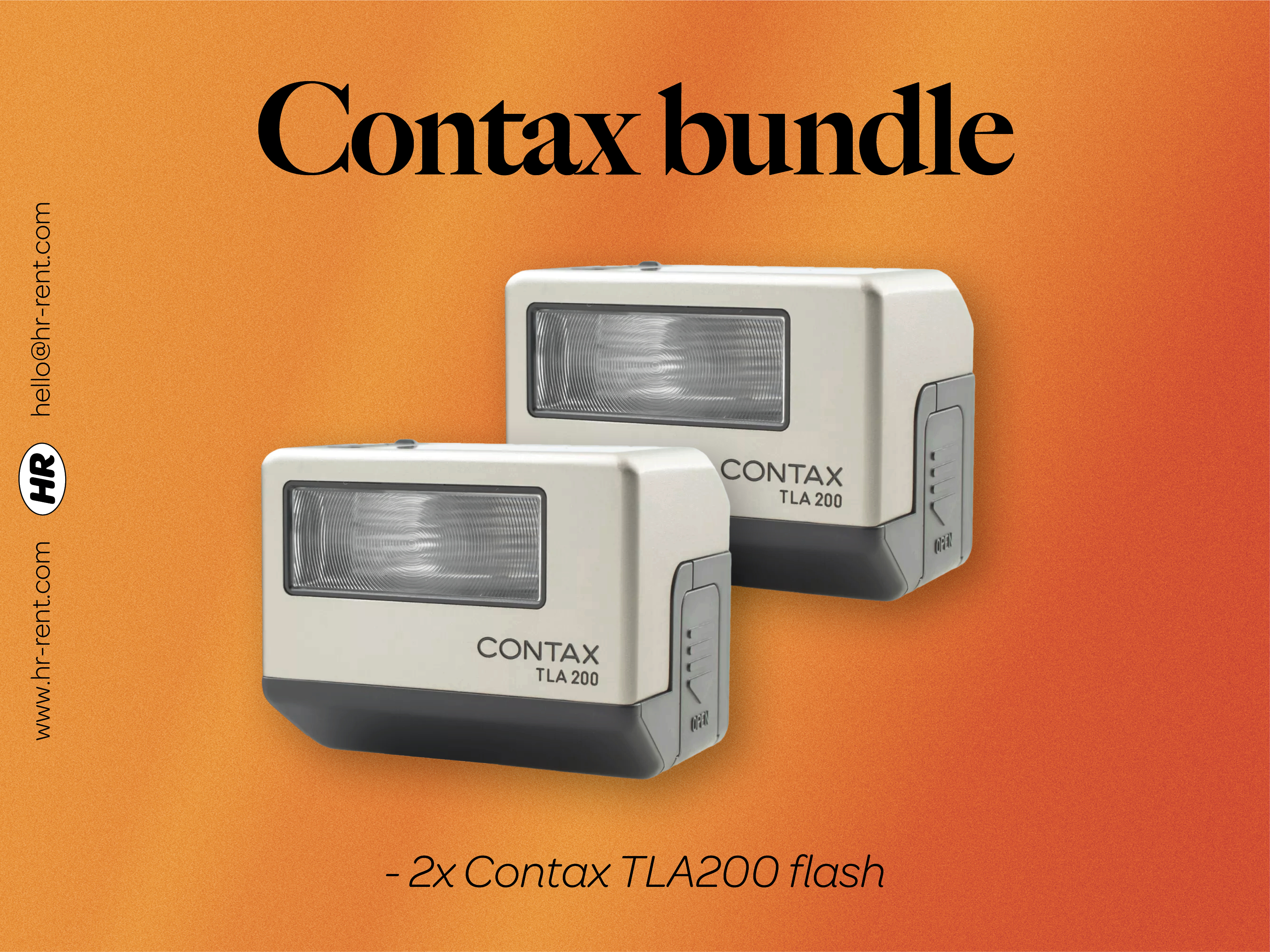 2x contax tla200 (contax tla 200 flash for contax g1, contax g2)