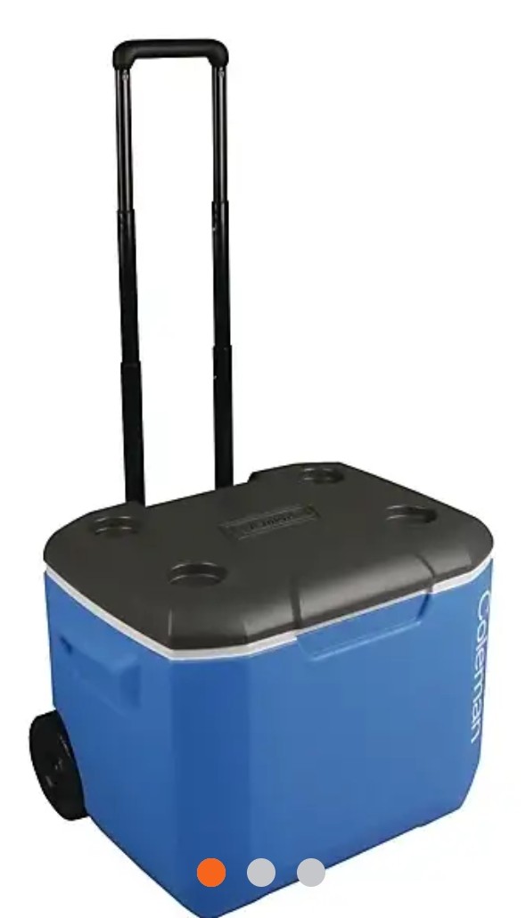 Coleman 50 litre cool box wheeled 
