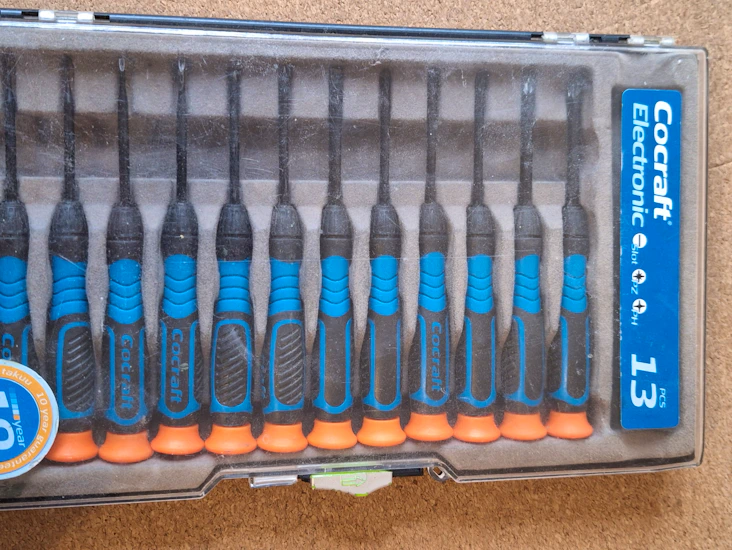 Pc skrutrekker sett for små jobber