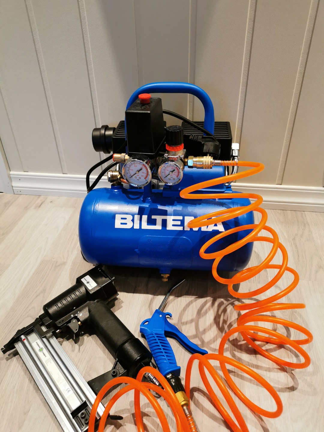 Kompressor med dykkertpistol