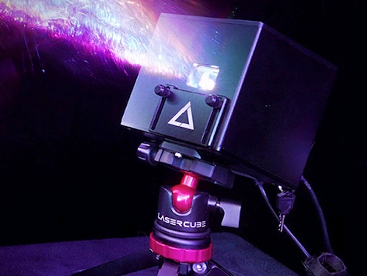 Wicked lasers 7.5w ultra lasercube laser projector