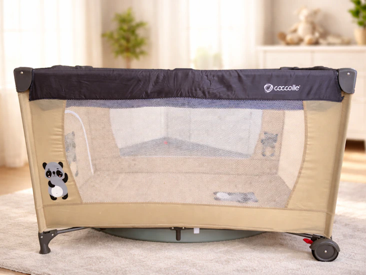 Standard size travel cot coccolle siesta