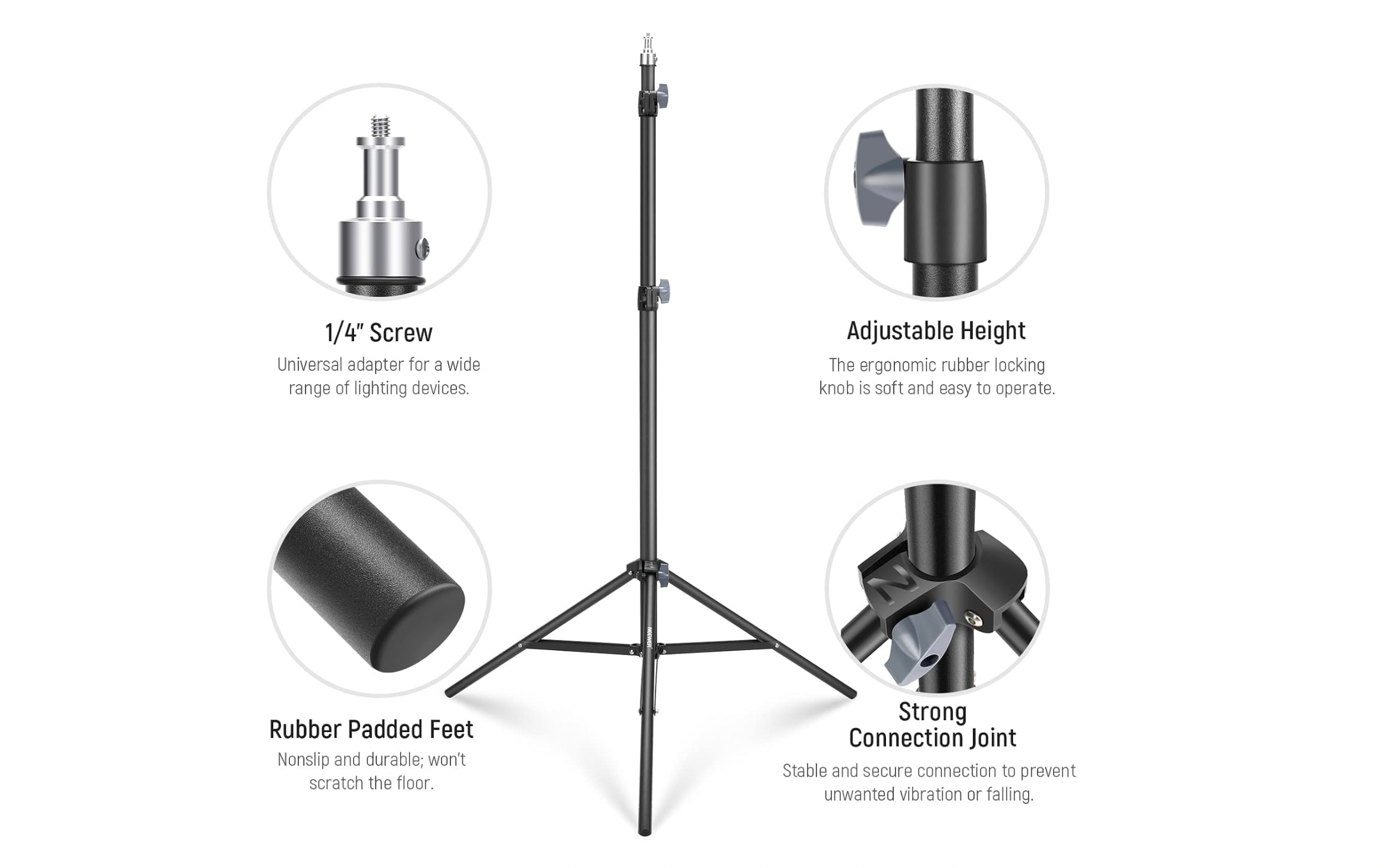 Neewer light stand - 100-260cm