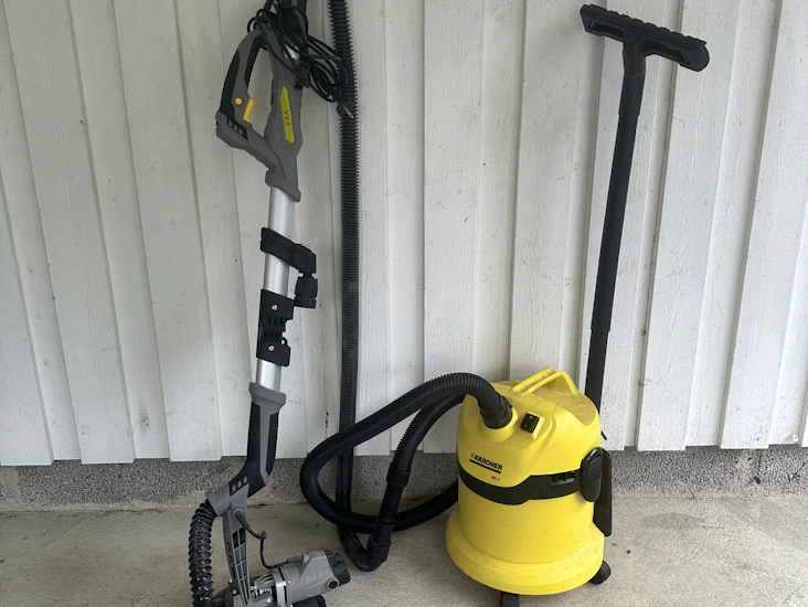 Fxa varsihiomakone + kärcher imuri