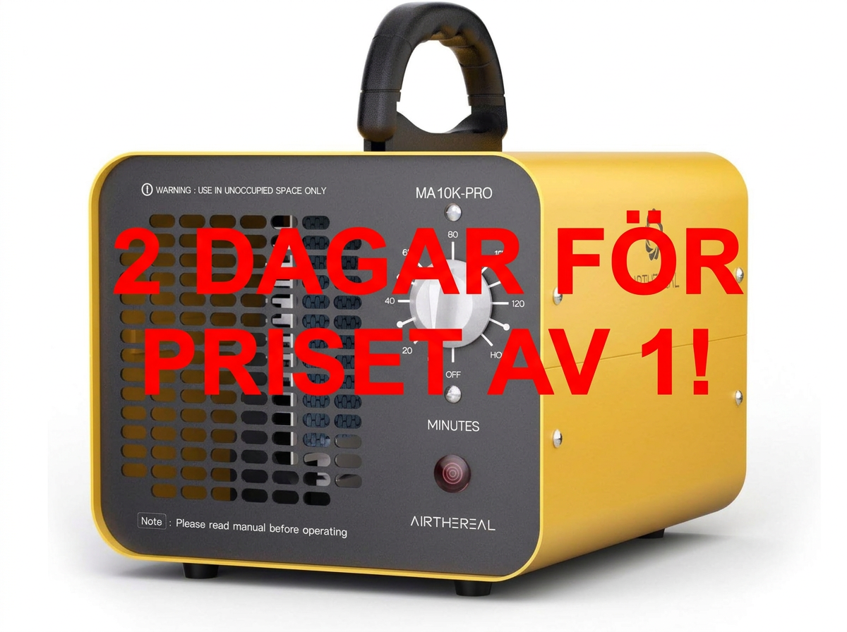 Oanvänd airthereal ma10k-pro ozongenerator 
