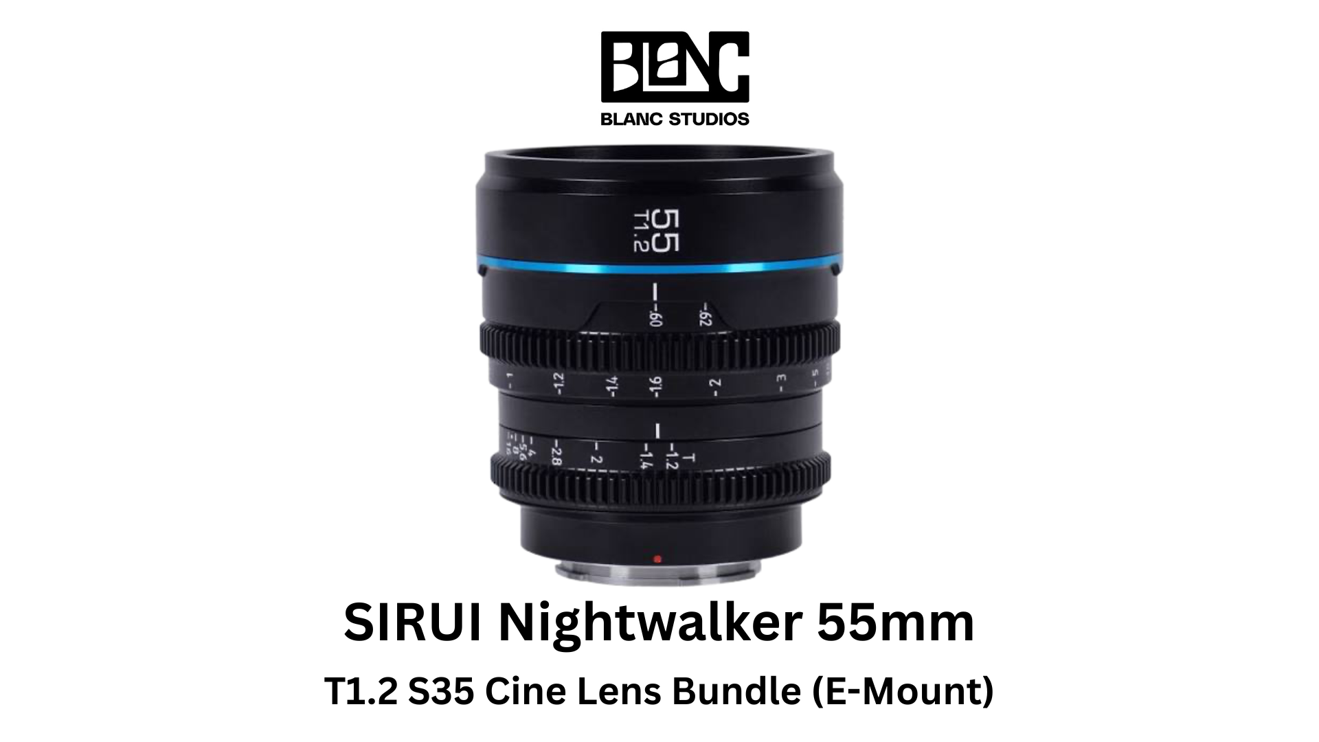 Sirui night walker 55mm t1.2 cine lens,