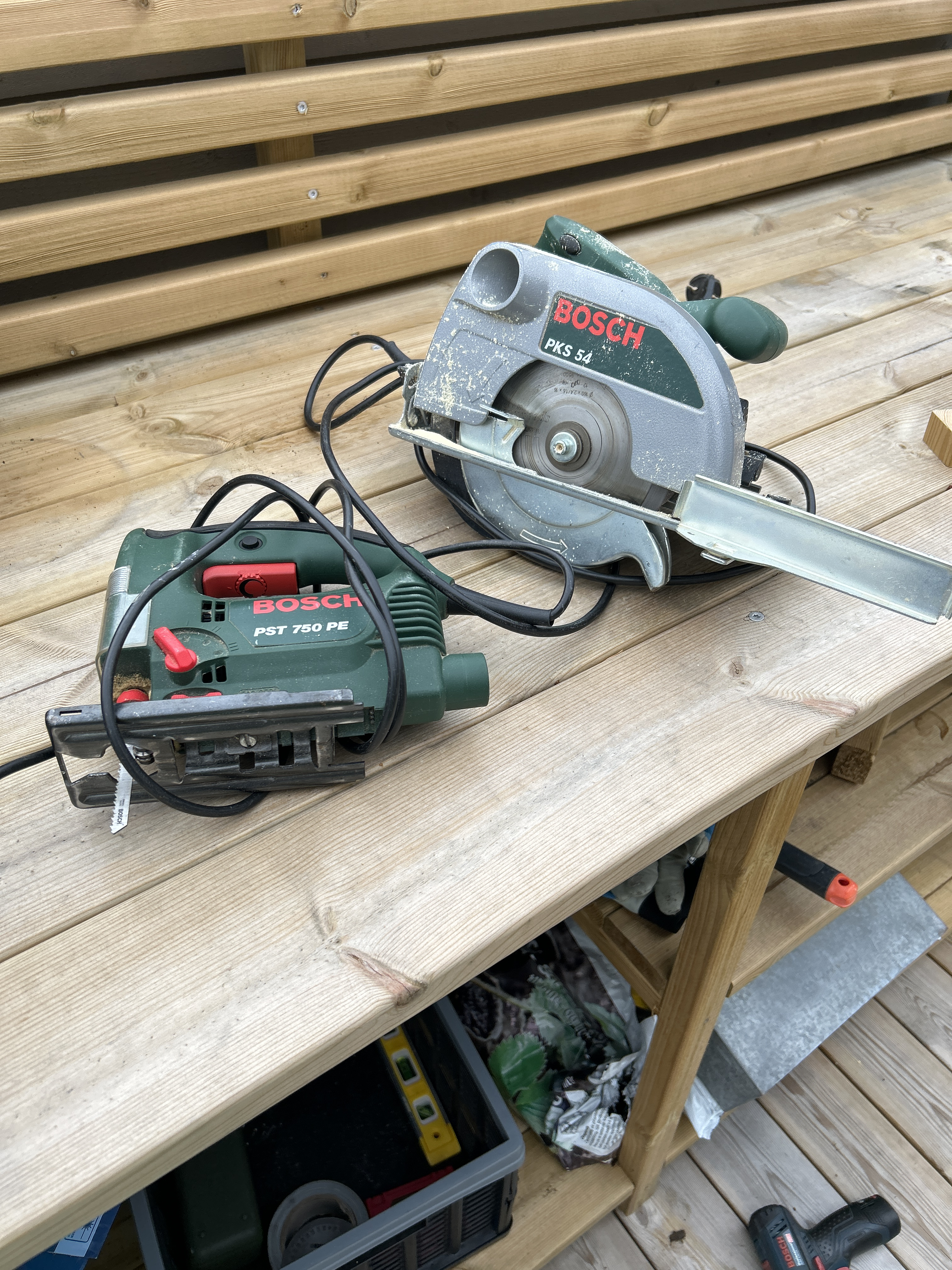 Bosch sirkel og stikk sag