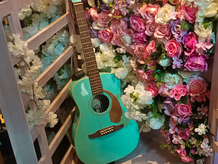 Fender malibu acoustic gig guitar