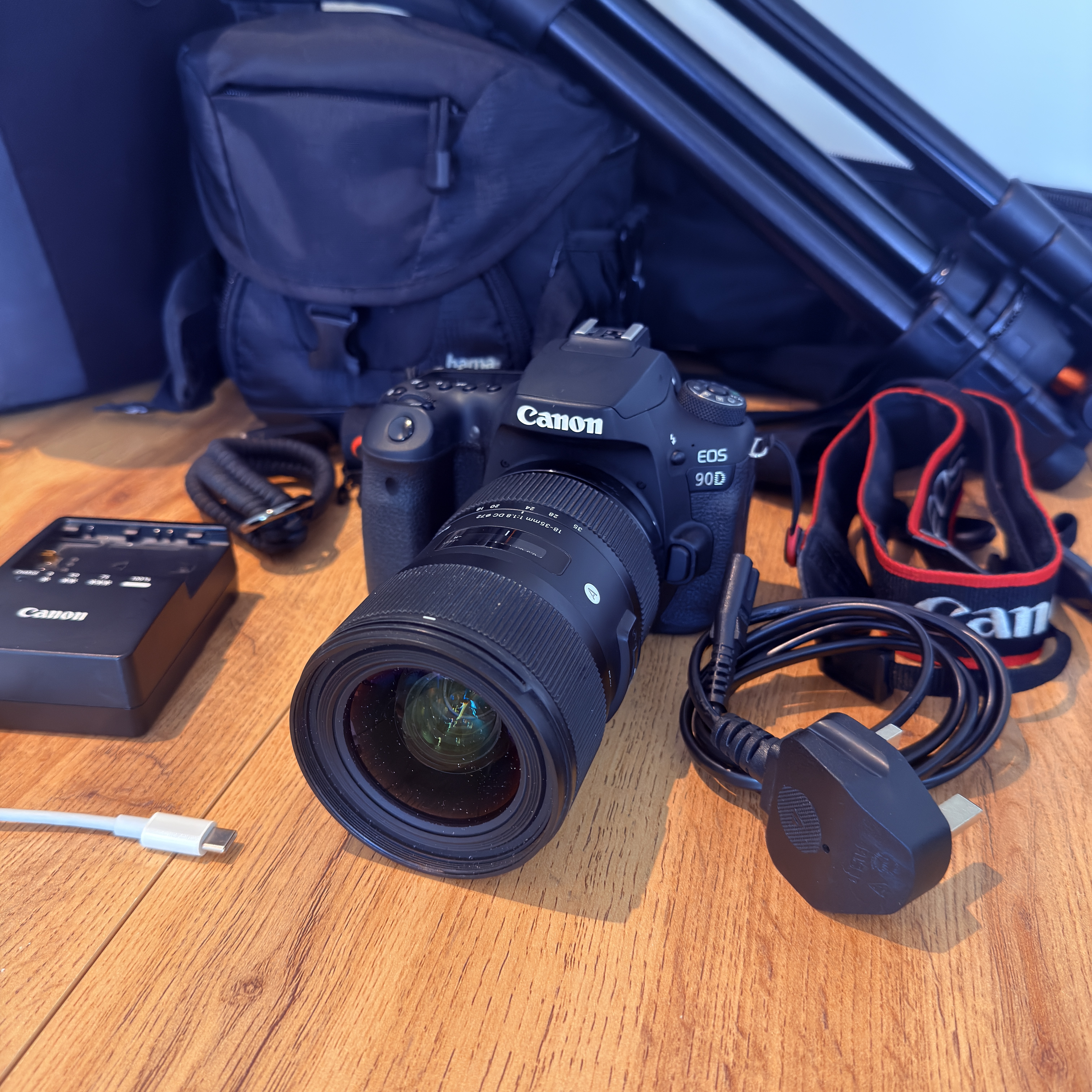 Canon 90d + sigma 18-35mm f/1.8 video kit — 4k cinematic setup, london
