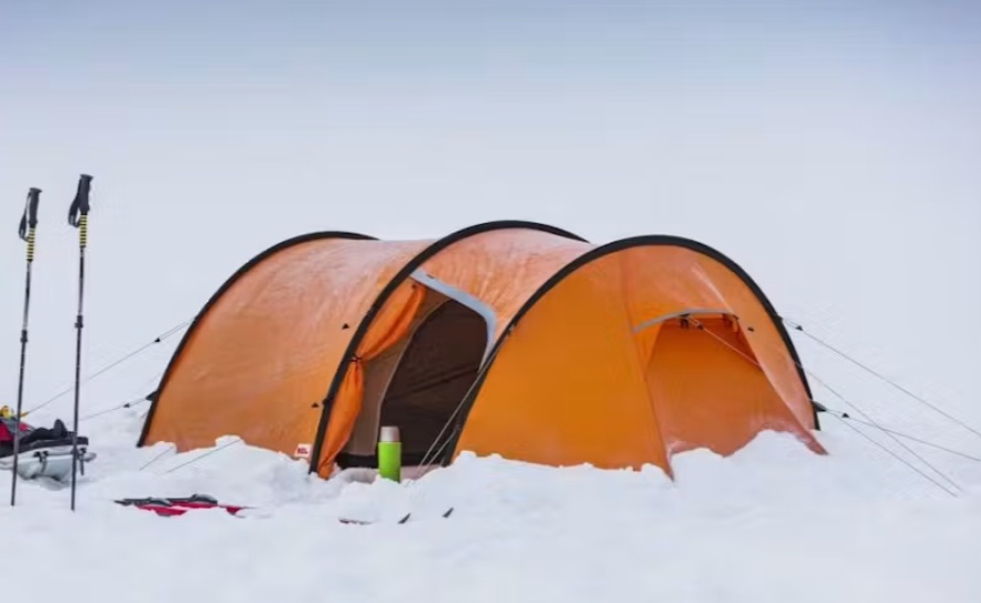 Laadukas talviteltta kolmelle hengelle, fjällräven polar endurance 3