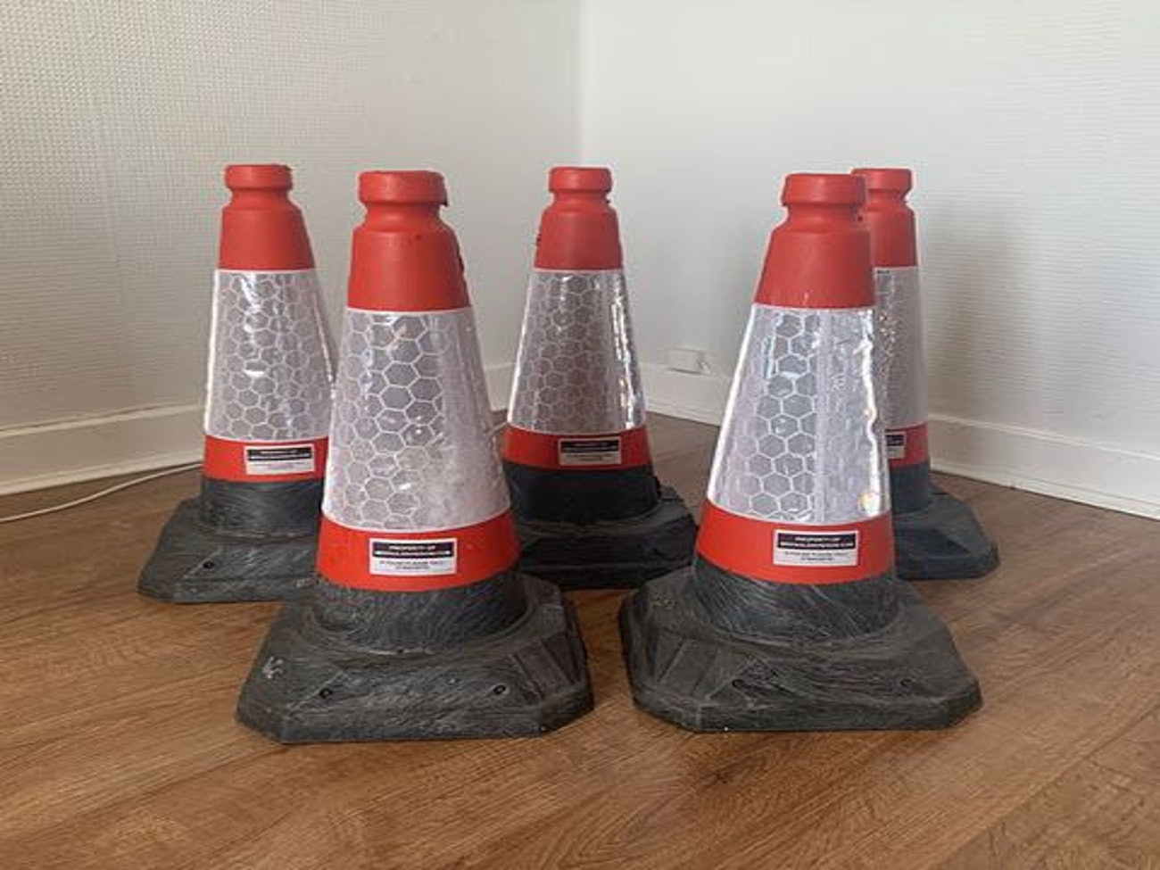 500mm road cones (set of 5)