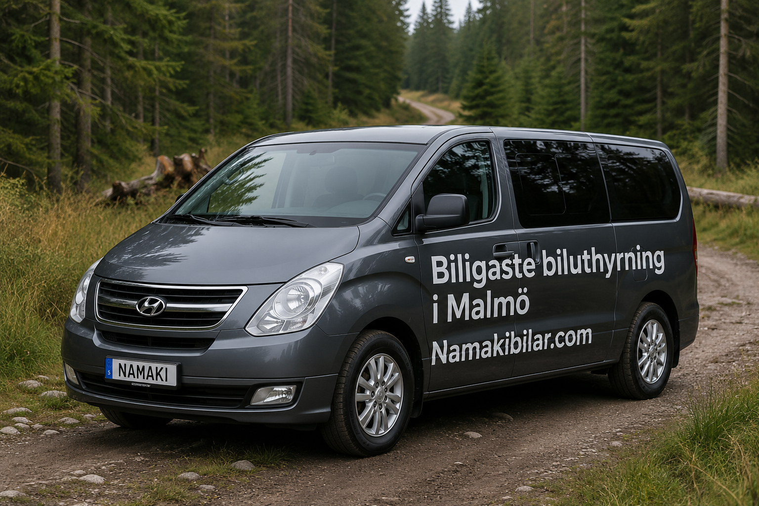 Minibuss inkl 100 km, automatväxellåda