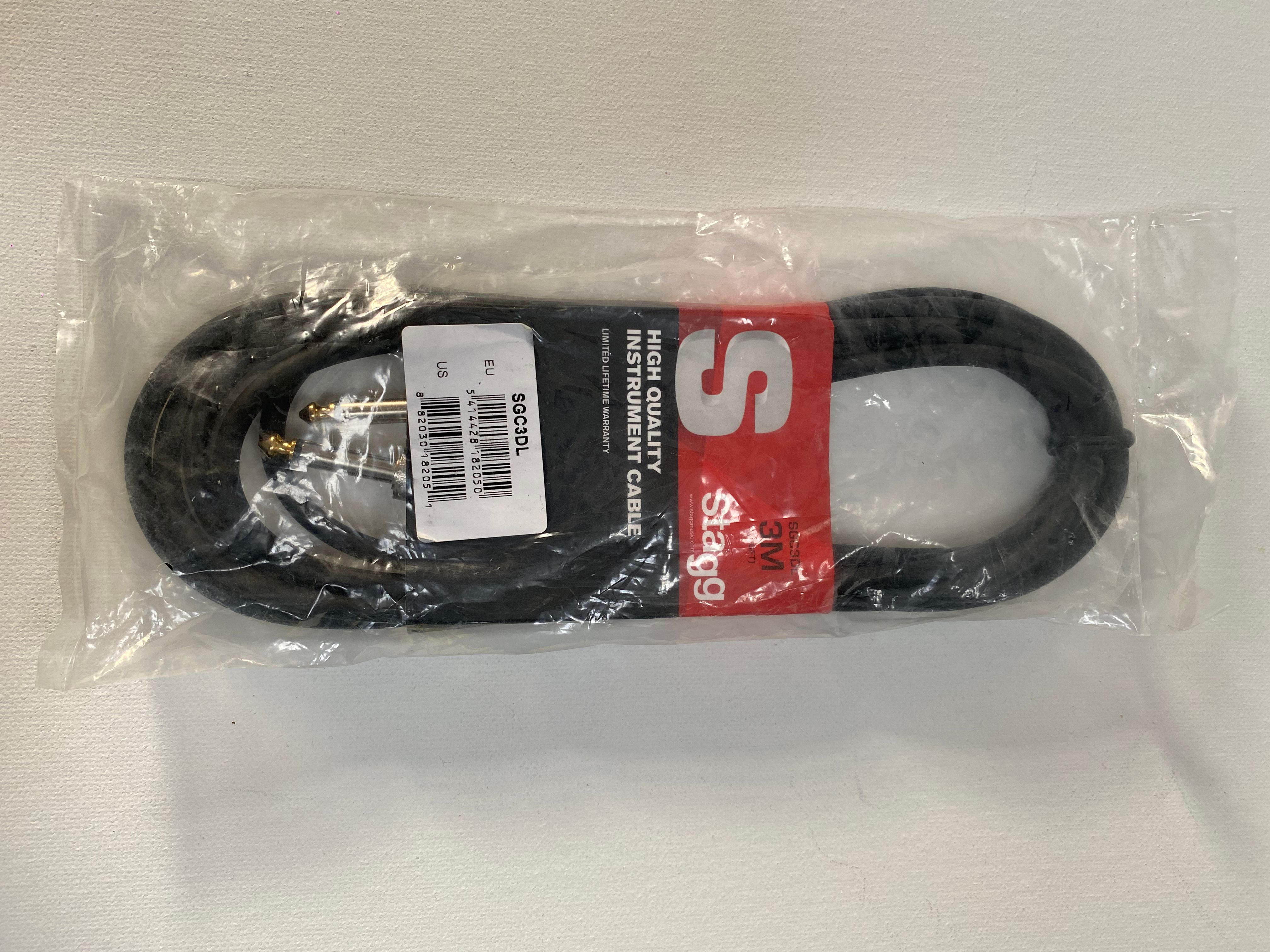 Stagg 3m instrument cable