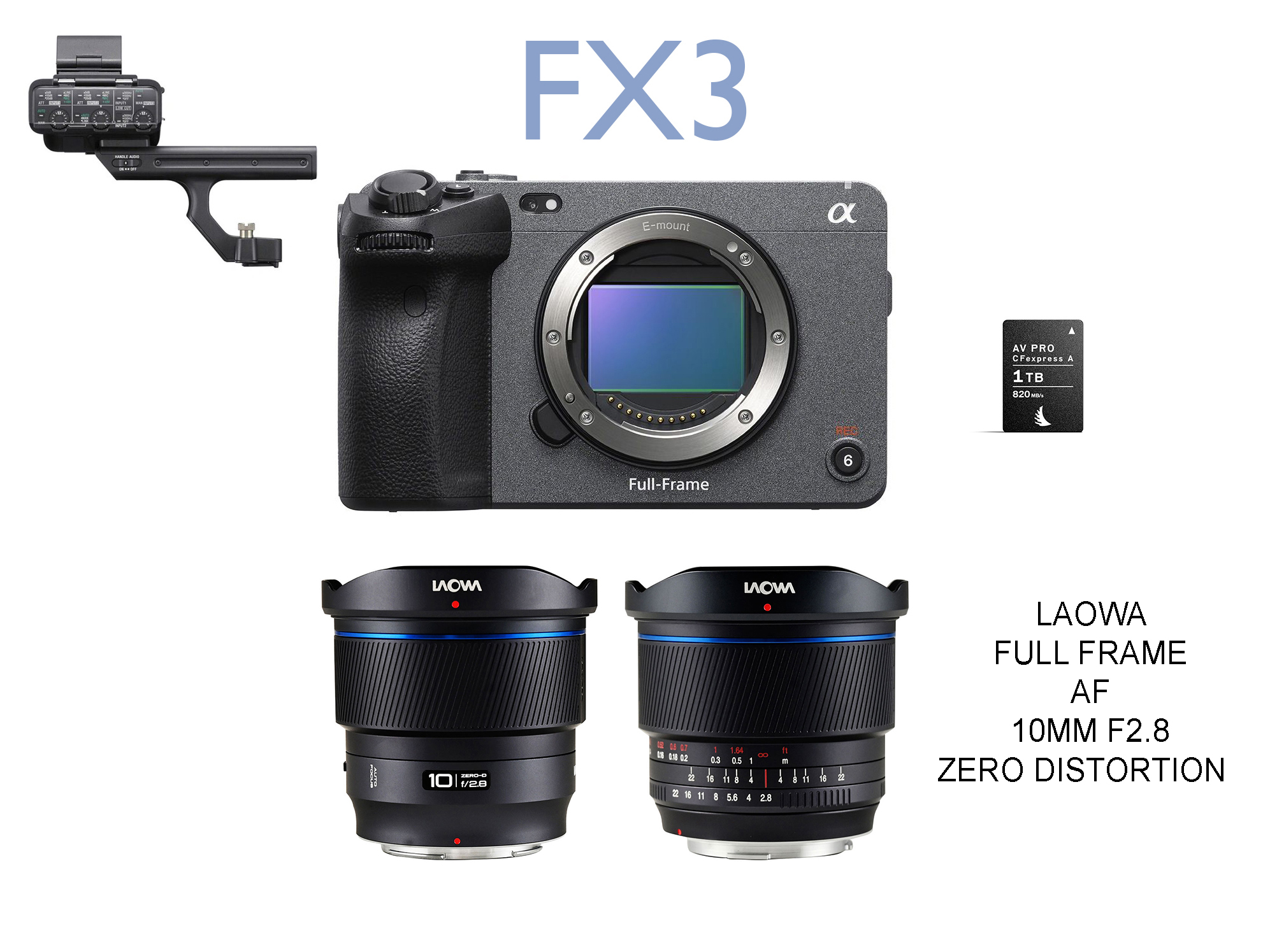 Sony fx3, laowa ff ii (e) 10mm f/2.8 zero-d autofocus ultra-wide-angle  custom 