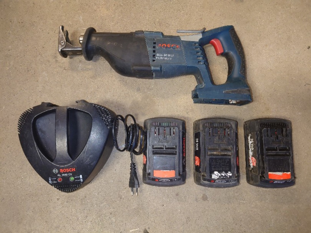 Tigersåg bosch gsa 36v li batteridriven 