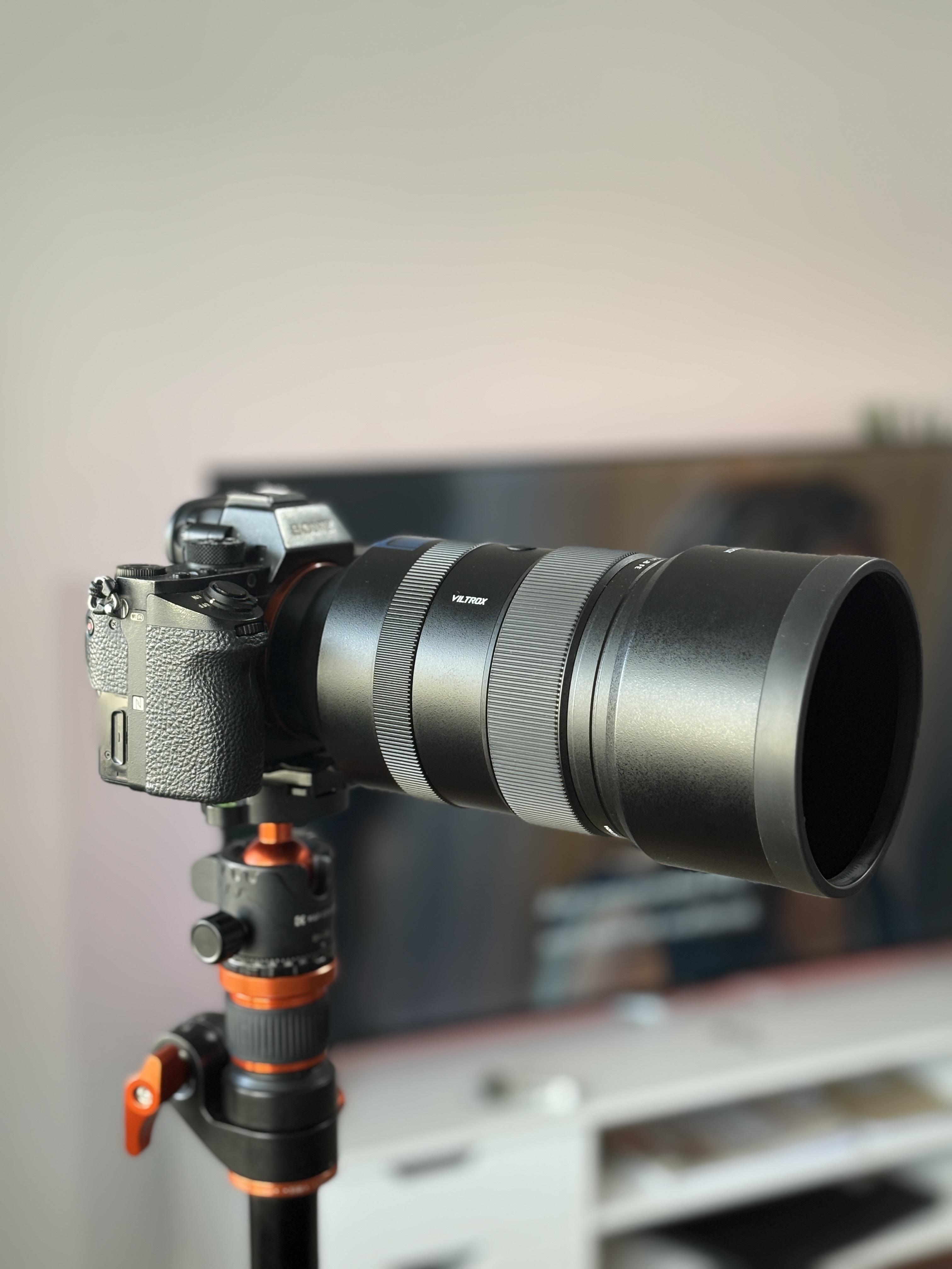 Sony a7rii & viltrox 135mm f1.8 lab lens & 4 batteries