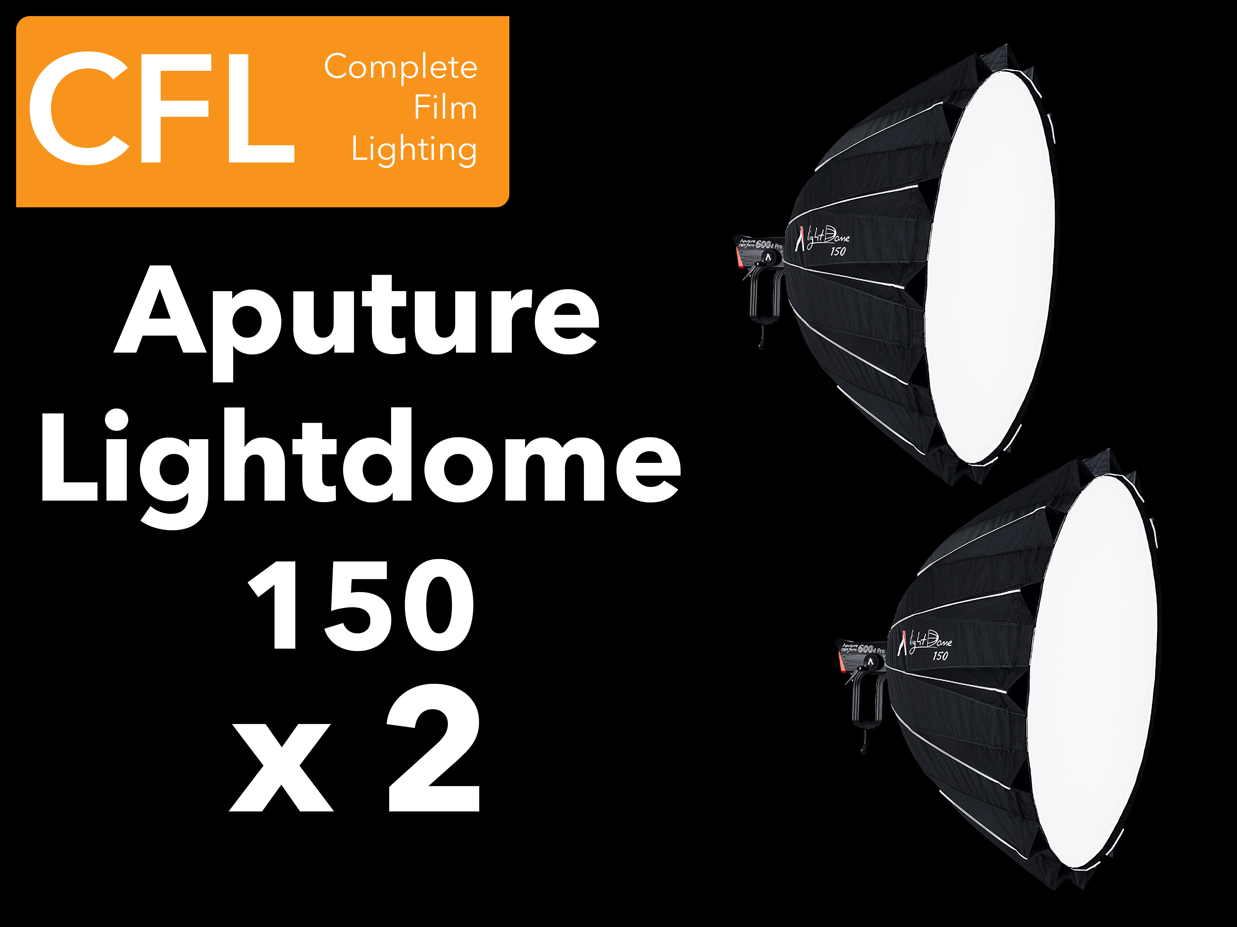Aputure lightdome 150 x 2