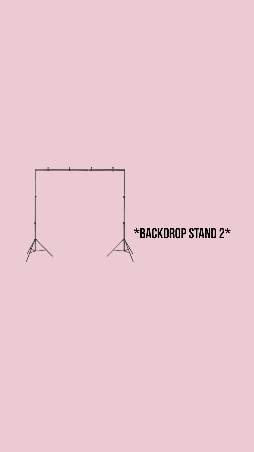 Backdrop stand (no colorama included)
