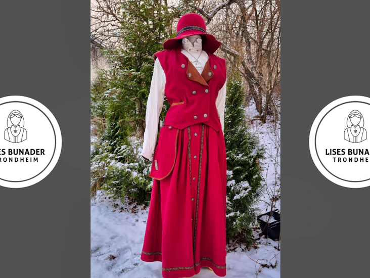 Tradisjonelt skiantrekk - sondre-drakten fra ol på lillehammer 1994