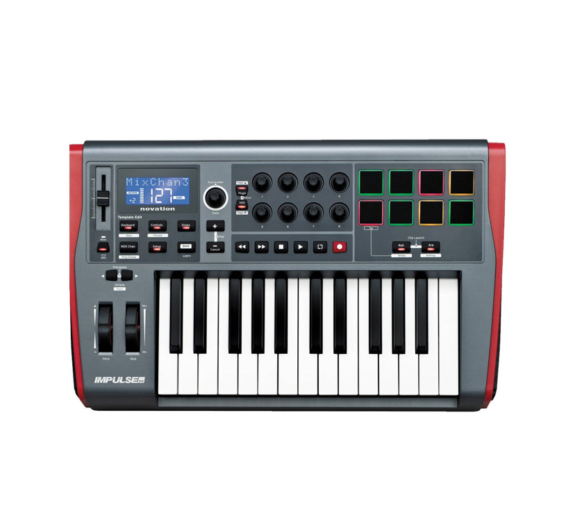The impulse 25 is a 25-key semi-weighted keyboard 