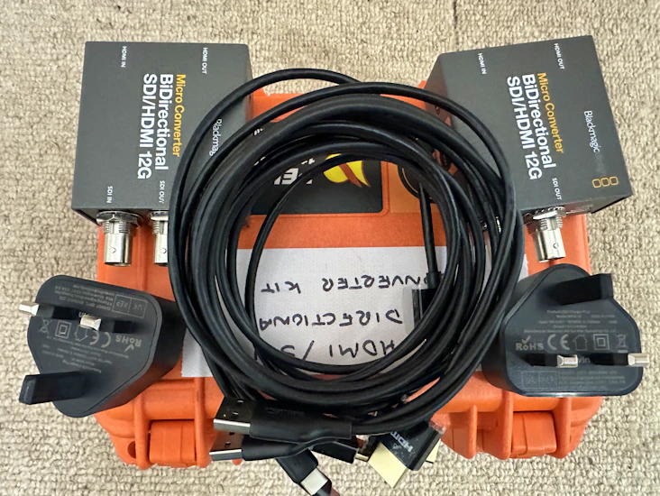 Blackmagic 12g bi-directional hdmi/sdi converter pair