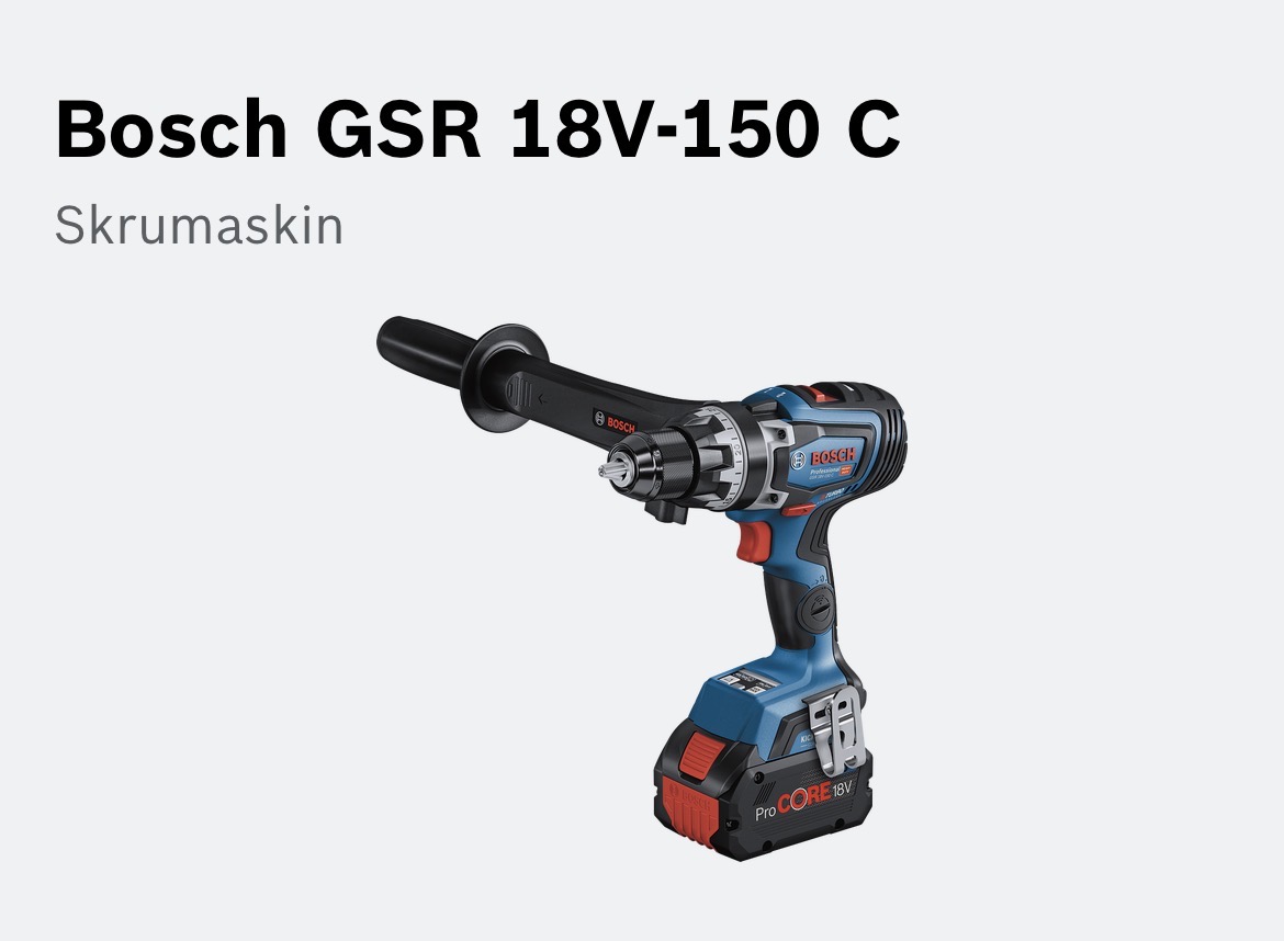 Bosch drill