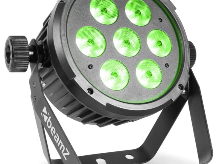 Fyra st discolampor samt en laser