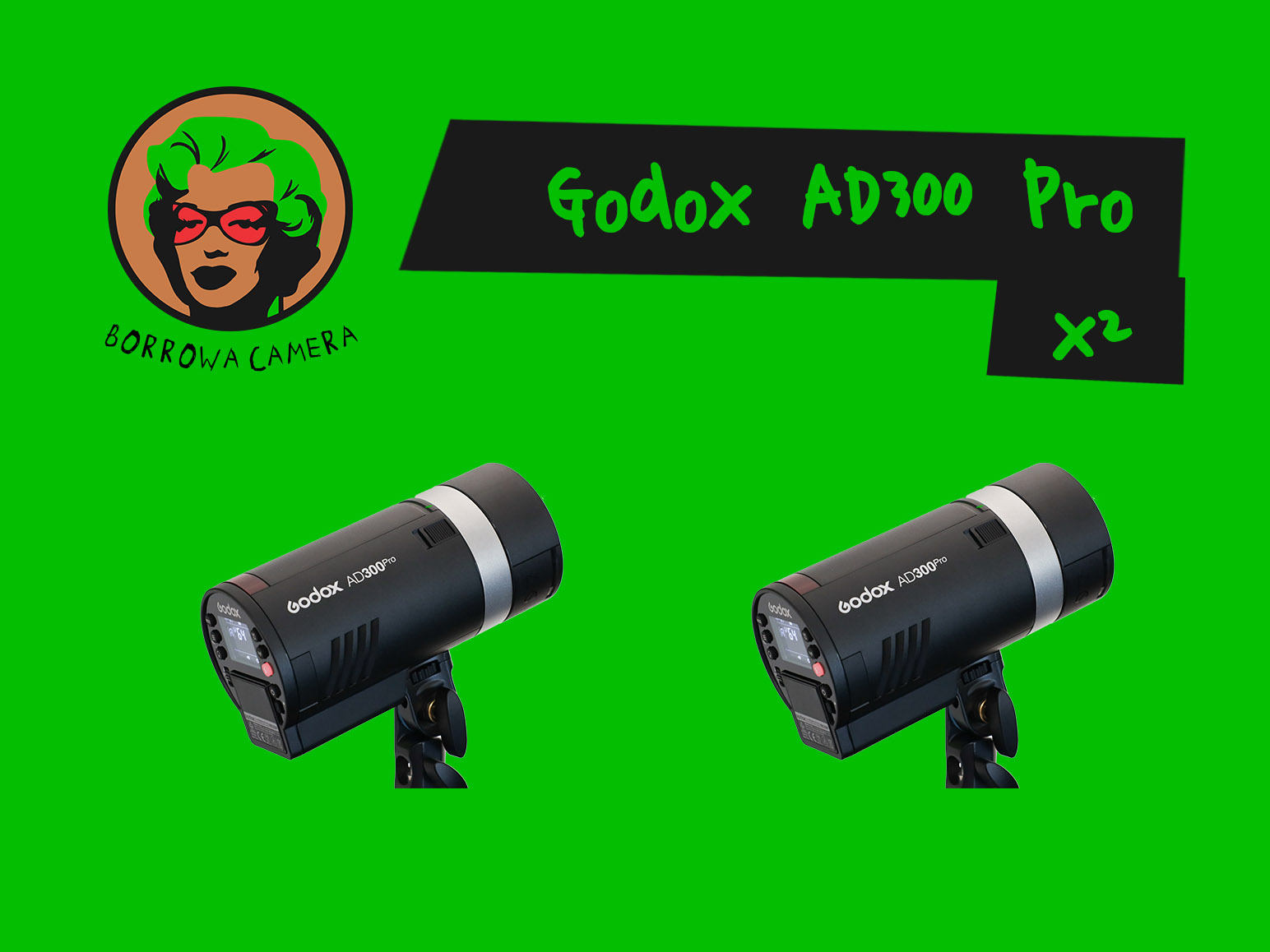 2x godox ad300 pro