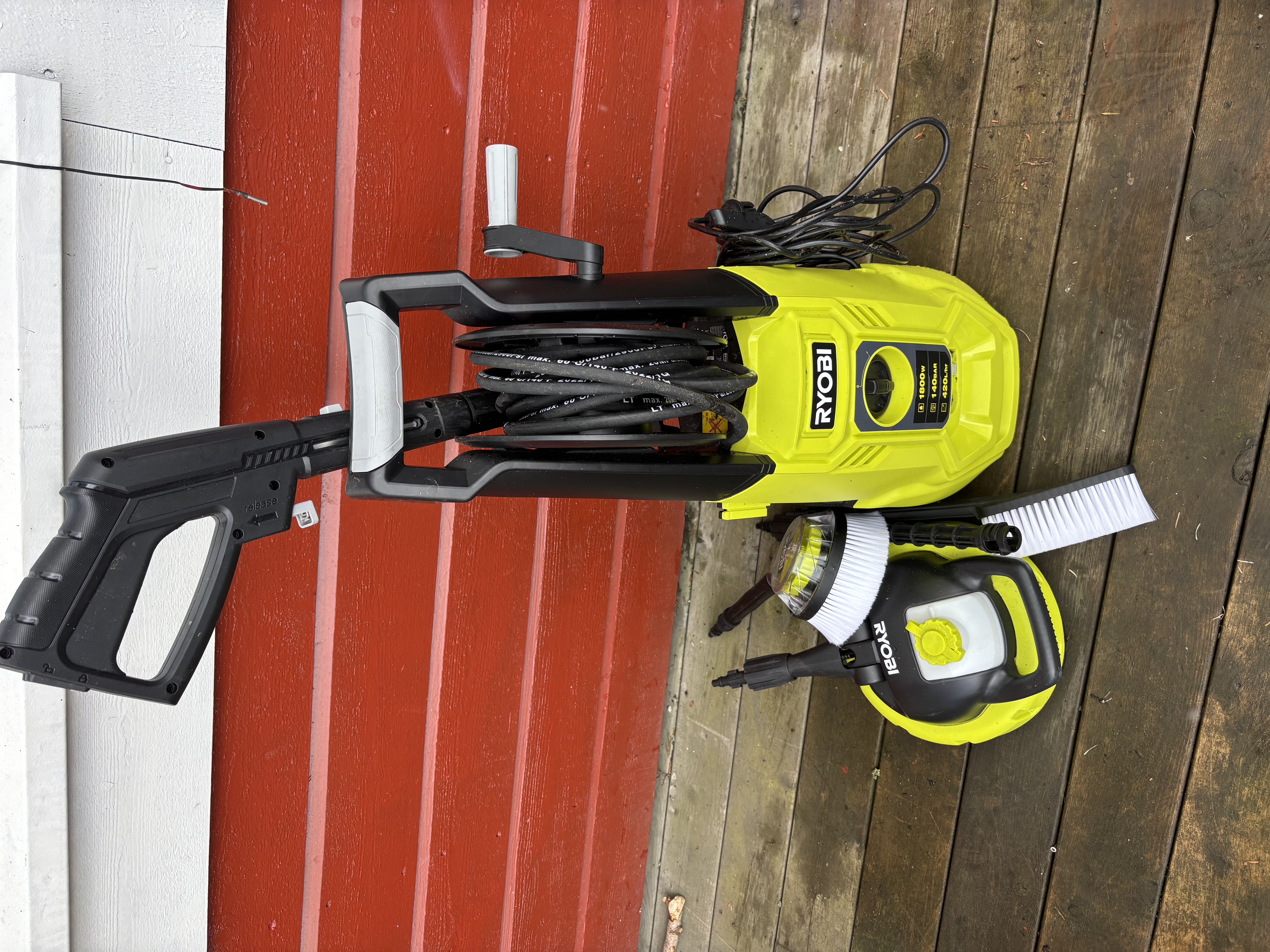 Ryobi høytrykksspyler 